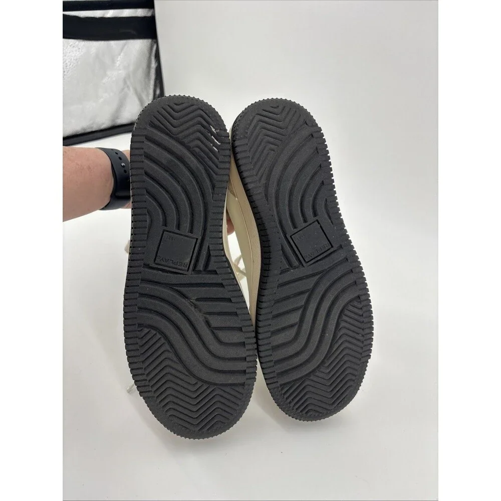 Replay Epic Base Women’s Sneakers Size 38 RZ3G0070L Beige